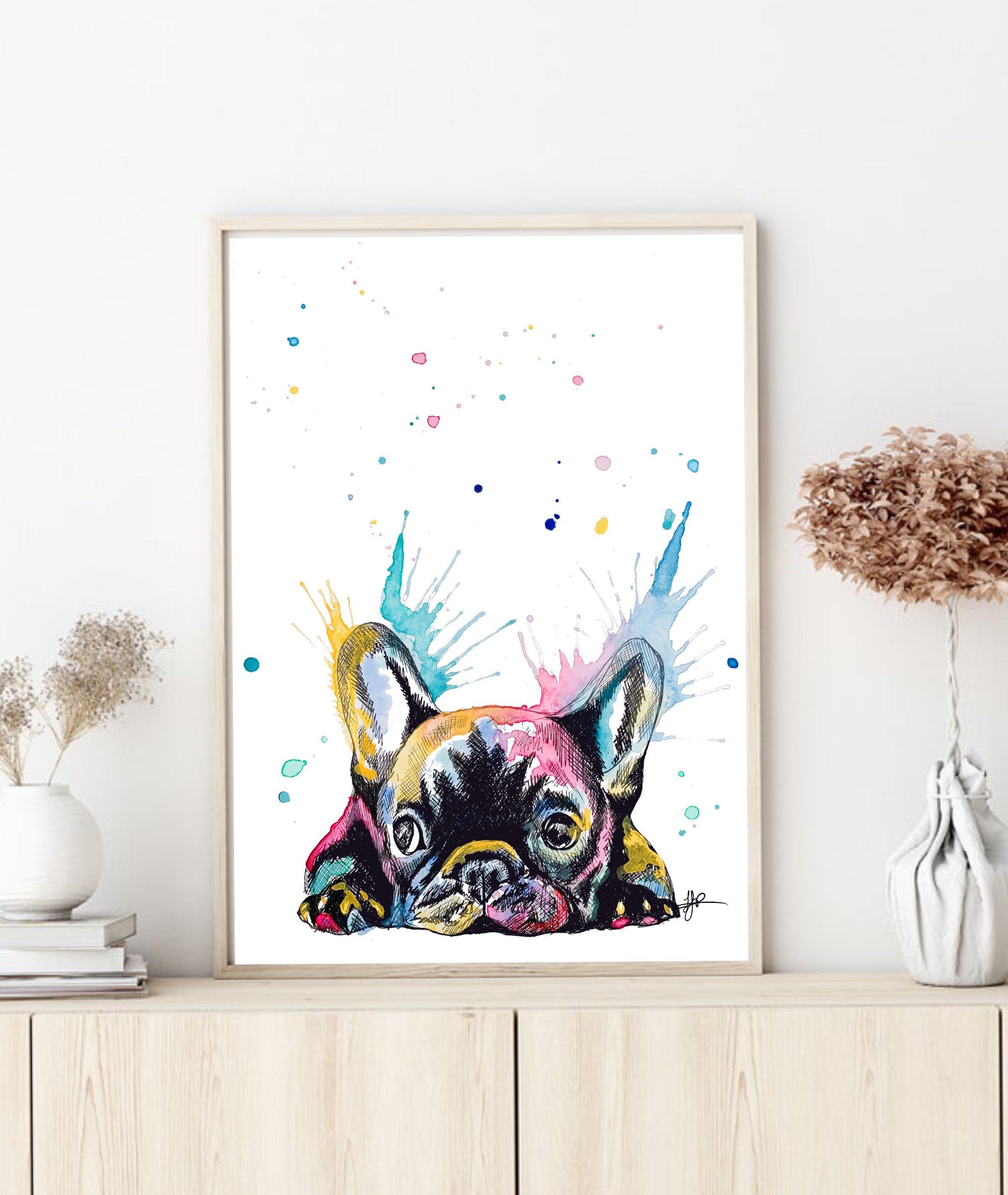 Frenchie sales wall art