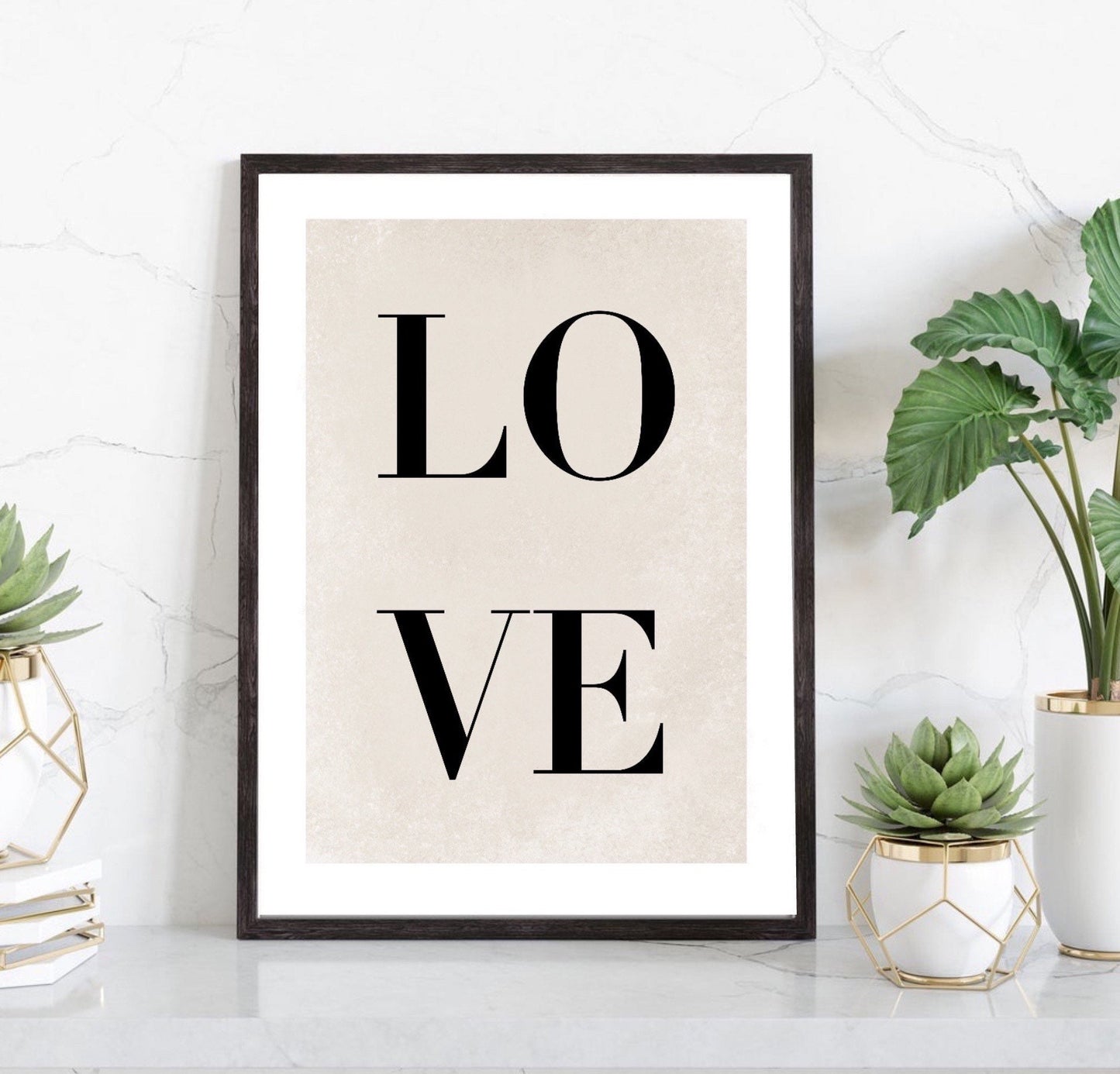 Love Print| Yorkshire accent | typography font print | fashionable print | quirky fun gifts |funny prints | gallery wall poster |